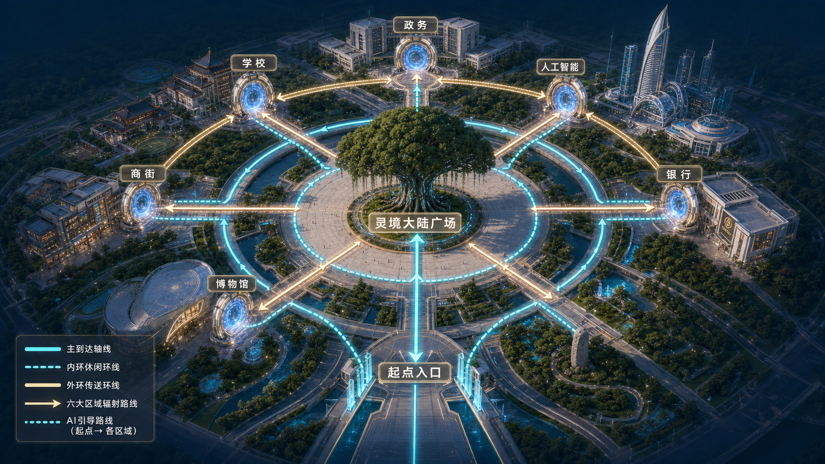 世界交通与玩家动线